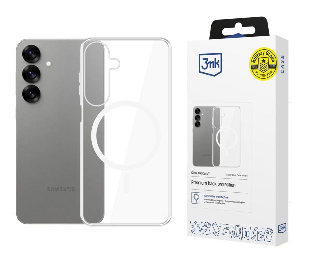 3mk Clear MagCase do Samsung Galaxy S25 - 1511557 - zdjęcie